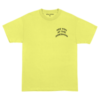 SIDESHOW TEE IN SAFETY GREEN
